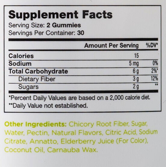 Chapter One&trade; F is for Fiber - 60 Gummies (30 Servings)